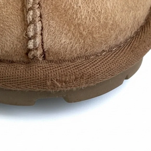 UGG Chestnut “Coquette” Shearling Slipper Size 6 - Picture 8 of 8